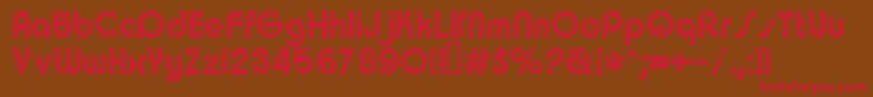 Churchwarddes.Kz Font – Red Fonts on Brown Background