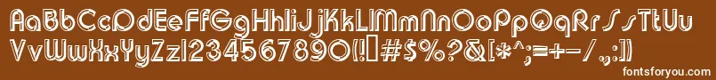Churchwarddes.Kz Font – White Fonts on Brown Background