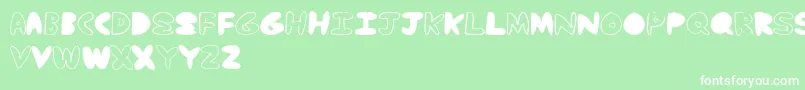 YummyNubs Font – White Fonts on Green Background