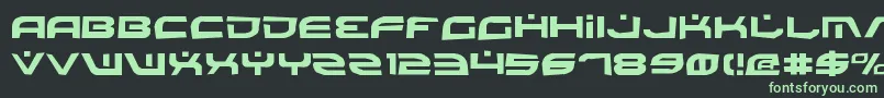 BattlefieldRock Font – Green Fonts on Black Background