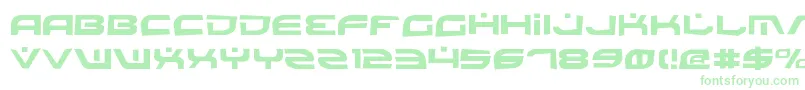 BattlefieldRock Font – Green Fonts on White Background