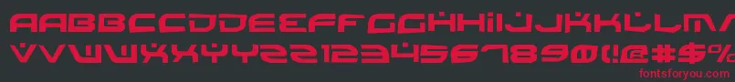 BattlefieldRock Font – Red Fonts on Black Background