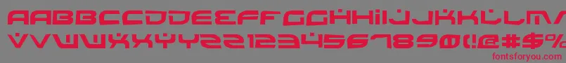 BattlefieldRock Font – Red Fonts on Gray Background