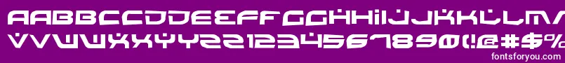 BattlefieldRock Font – White Fonts on Purple Background