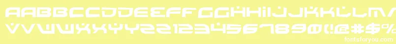 BattlefieldRock Font – White Fonts on Yellow Background