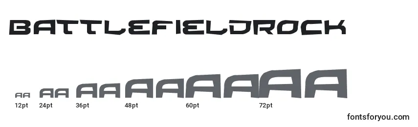 BattlefieldRock Font Sizes