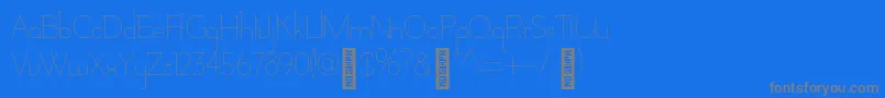 Шрифт AdelaideBold – серые шрифты на синем фоне