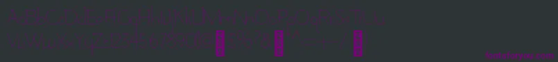 AdelaideBold Font – Purple Fonts on Black Background