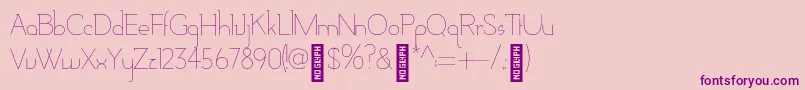 Шрифт AdelaideBold – фиолетовые шрифты на розовом фоне