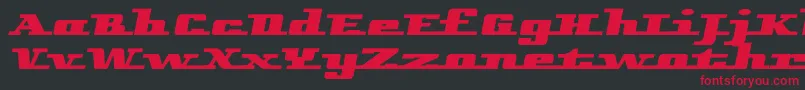 Remarcleleft Font – Red Fonts on Black Background