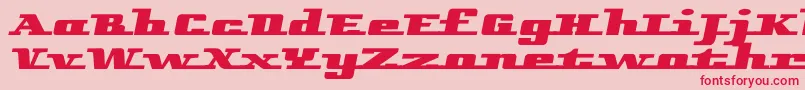 Remarcleleft Font – Red Fonts on Pink Background