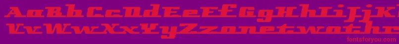 Remarcleleft Font – Red Fonts on Purple Background