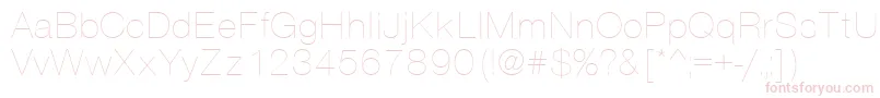 Vantathin Font – Pink Fonts