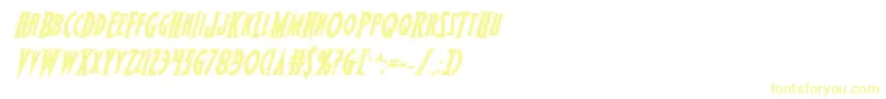 Wolfsbane2iiacadital Font – Yellow Fonts