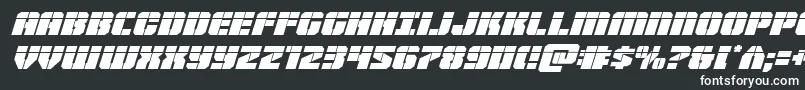 Warpthrusterlaserital Font – White Fonts