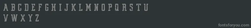 More about VintageCollegeDeptWorn Font VintageCollegeDeptWorn Font – Gray Fonts on Black Background