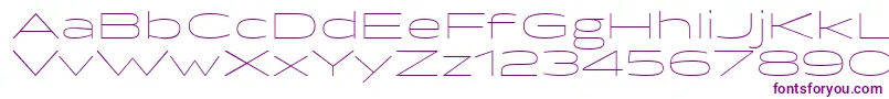 BrillerThin Font – Purple Fonts on White Background