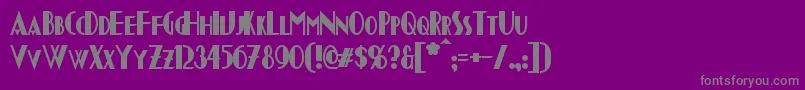 fuente ChapleauBold – Fuentes Grises Sobre Fondo Morado