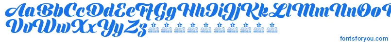 Police ShinePersonalUse – polices bleues