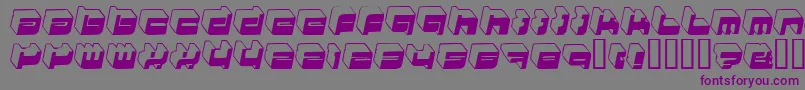 HkiNightlife Font – Purple Fonts on Gray Background