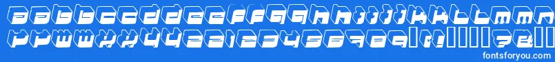 HkiNightlife Font – White Fonts on Blue Background
