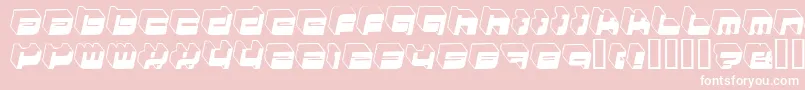 HkiNightlife Font – White Fonts on Pink Background
