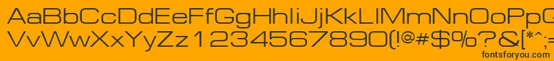 More about EurE Font EurE Font – Black Fonts on Orange Background