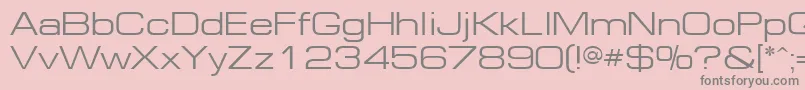 Weitere Informationen zur EurE-Schriftart EurE-Schriftart – Graue Schriften auf rosa Hintergrund