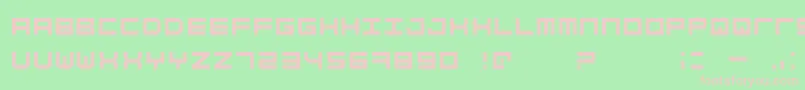 Police SimplyMono – polices roses sur fond vert