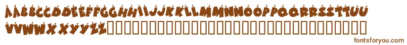KrBirthdayLetters Font – Brown Fonts