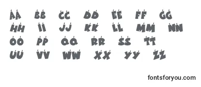 KrBirthdayLetters Font