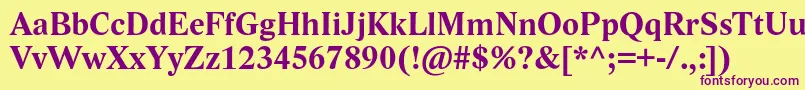 More about LidoStfBold Font LidoStfBold Font – Purple Fonts on Yellow Background