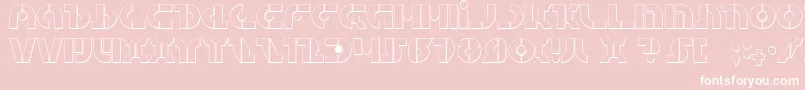 Шрифт Quest2s – белые шрифты на розовом фоне