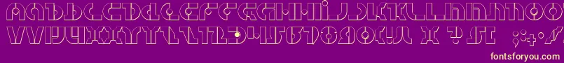 Quest2s Font – Yellow Fonts on Purple Background