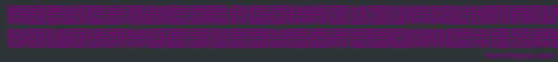 Lavirint Font – Purple Fonts on Black Background