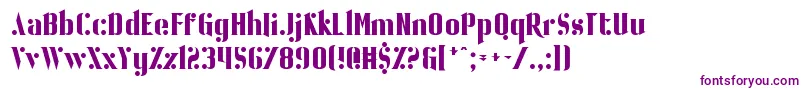 BallBearing-fontti – violetit fontit valkoisella taustalla