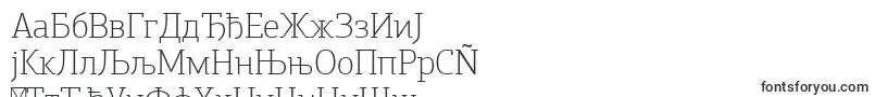 PfagoraslabproThin Font – Serbian Fonts