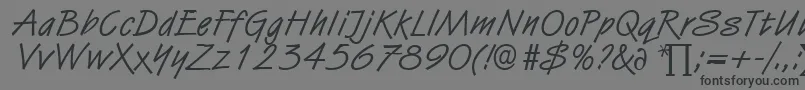 HubertDb Font – Black Fonts on Gray Background