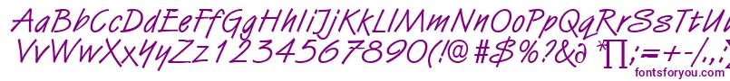 HubertDb Font – Purple Fonts on White Background