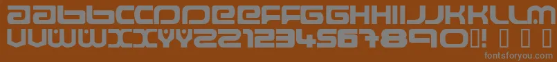 Шрифт Raveflire2.0 – серые шрифты на коричневом фоне