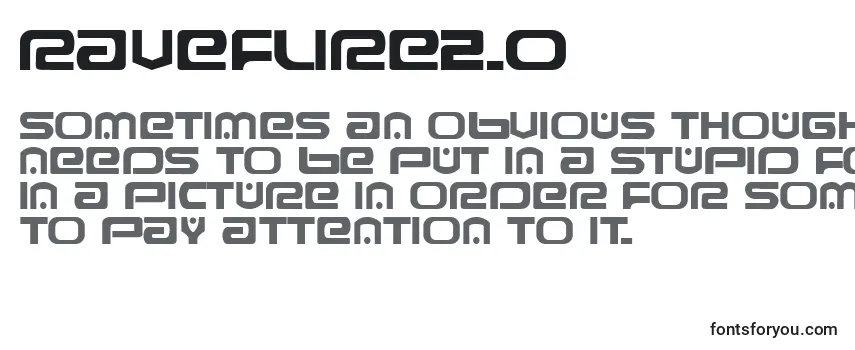 Review of the Raveflire2.0 Font
