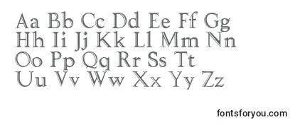 Review of the Tooled Font