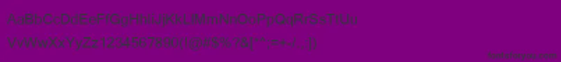 Kartika-fontti – mustat fontit violetilla taustalla