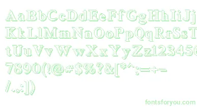 Blockstepped3D font – Green Fonts