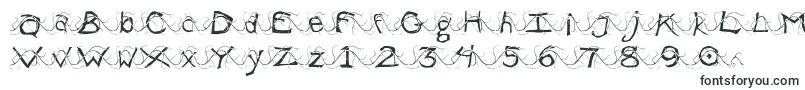 WlentanglementalLight-Schriftart – Schriftarten, die mit W beginnen
