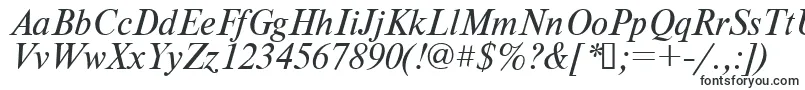 Times.KzItalic-Schriftart – Schriften für Microsoft Excel