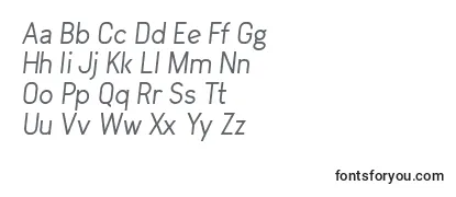 ArvinItalic Font
