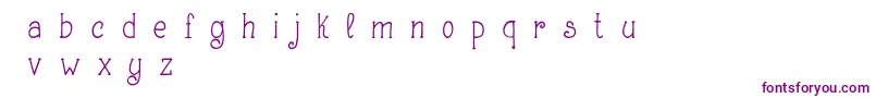 MakingLetteringDemo Font – Purple Fonts on White Background