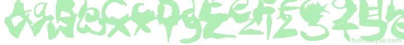 CrazyInkSplats Font – Green Fonts
