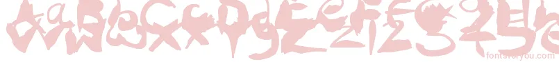 CrazyInkSplats Font – Pink Fonts